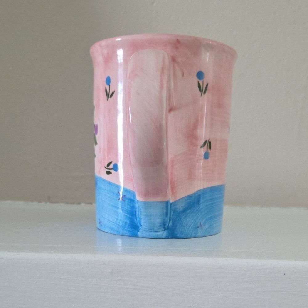 Floral Hand-Painted Mug - Picture 3 of 7
